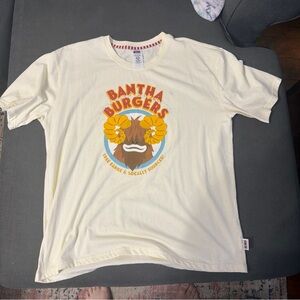 Bantha Burgers Star Wars Large Cream T-Shirt